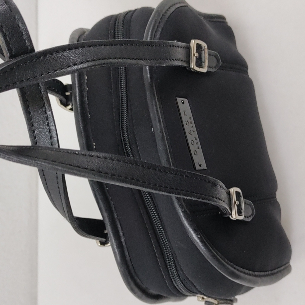 Coach Vintage Neo-Dome Tote Bag Black Neoprene #6220 - Picture 7 of 16